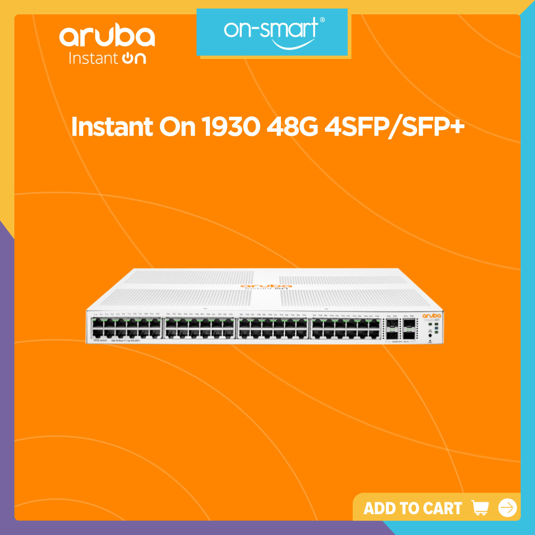 Aruba Instant On 1930 48G 4SFP/SFP+ Switch - OnSmart