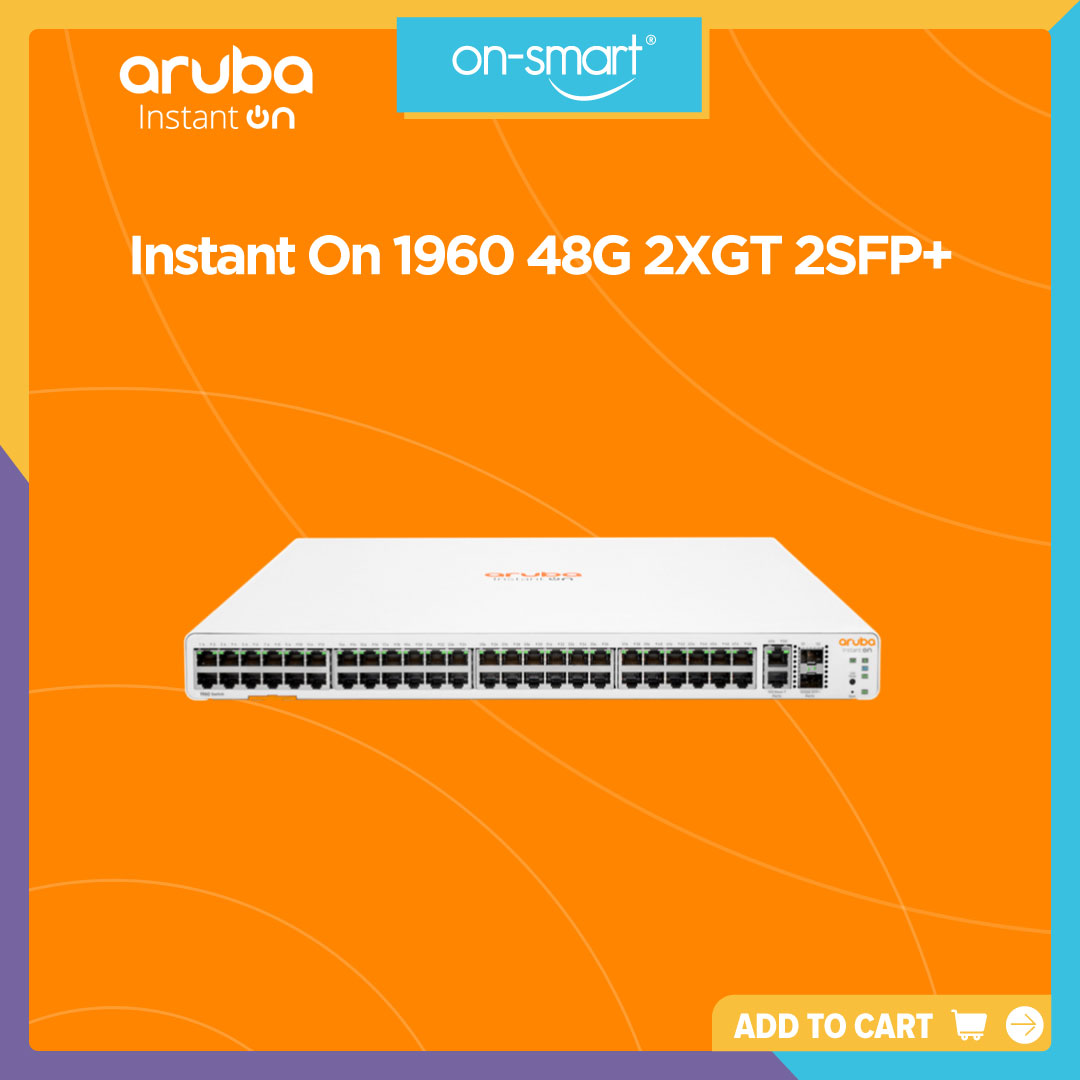 Aruba Instant On 1960 48G 2XGT 2SFP+ Switch