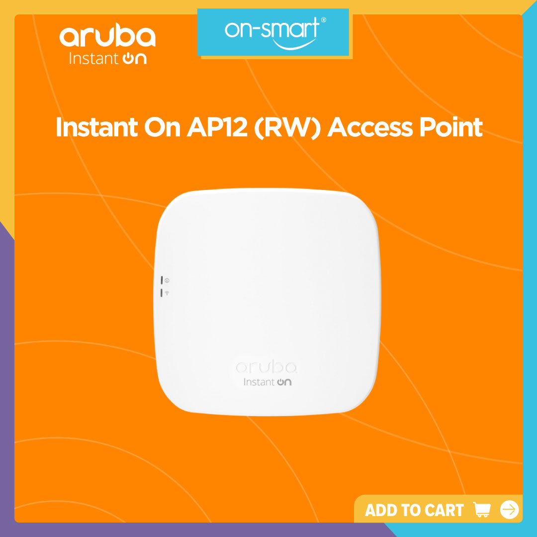 Aruba Instant On AP12 (RW) Access Point - OnSmart