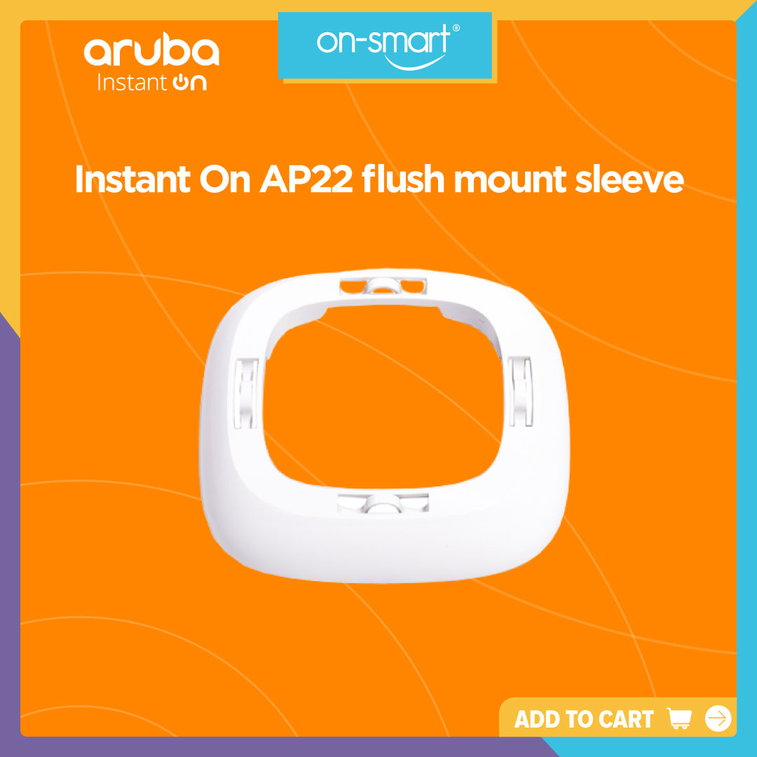 Aruba Instant On AP22 flush mount sleeve - OnSmart