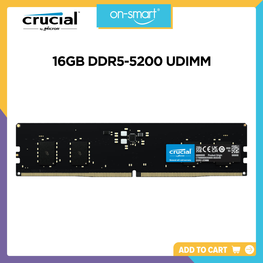Crucial 16GB DDR5-5200 UDIMM