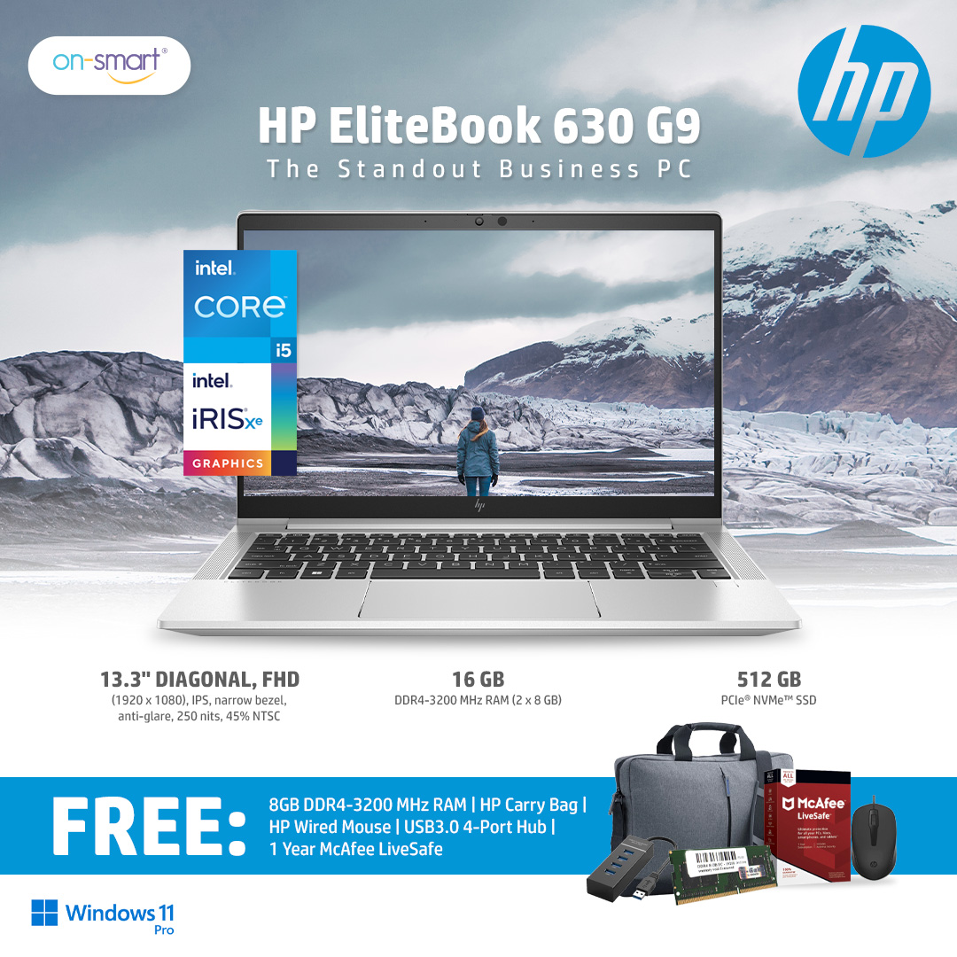 HP EliteBook 630 G9 Notebook 6C1U6PA - OnSmart