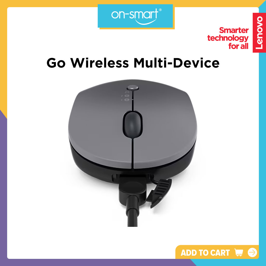 Lenovo Go Wireless MultiDevice Mouse OnSmart