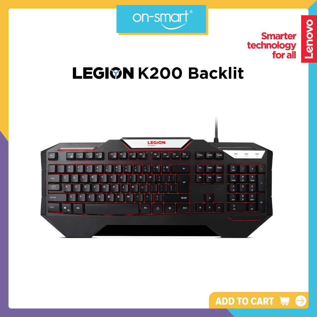 Lenovo Legion K200 Backlit Gaming Keyboard - OnSmart