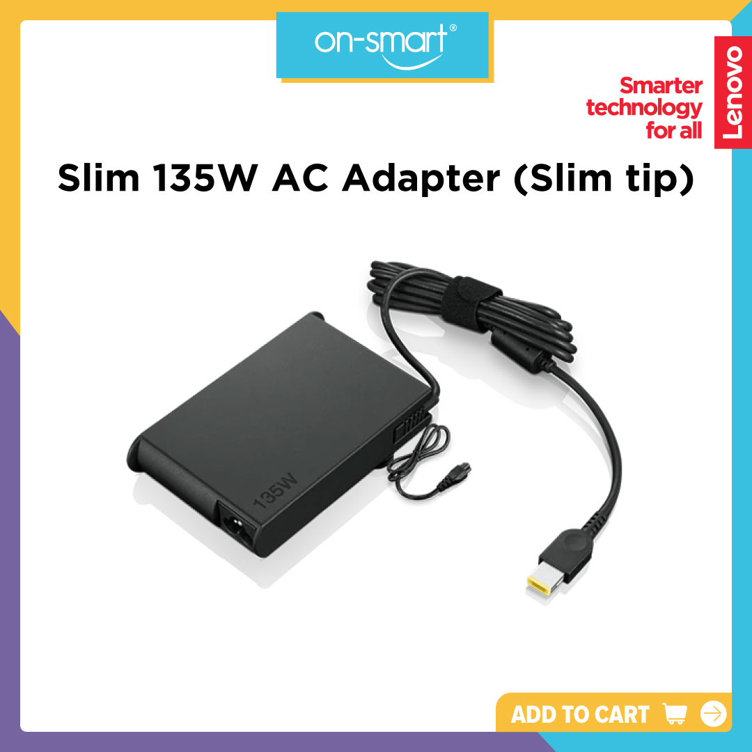 Lenovo Slim 135W AC Adapter (Slim tip)