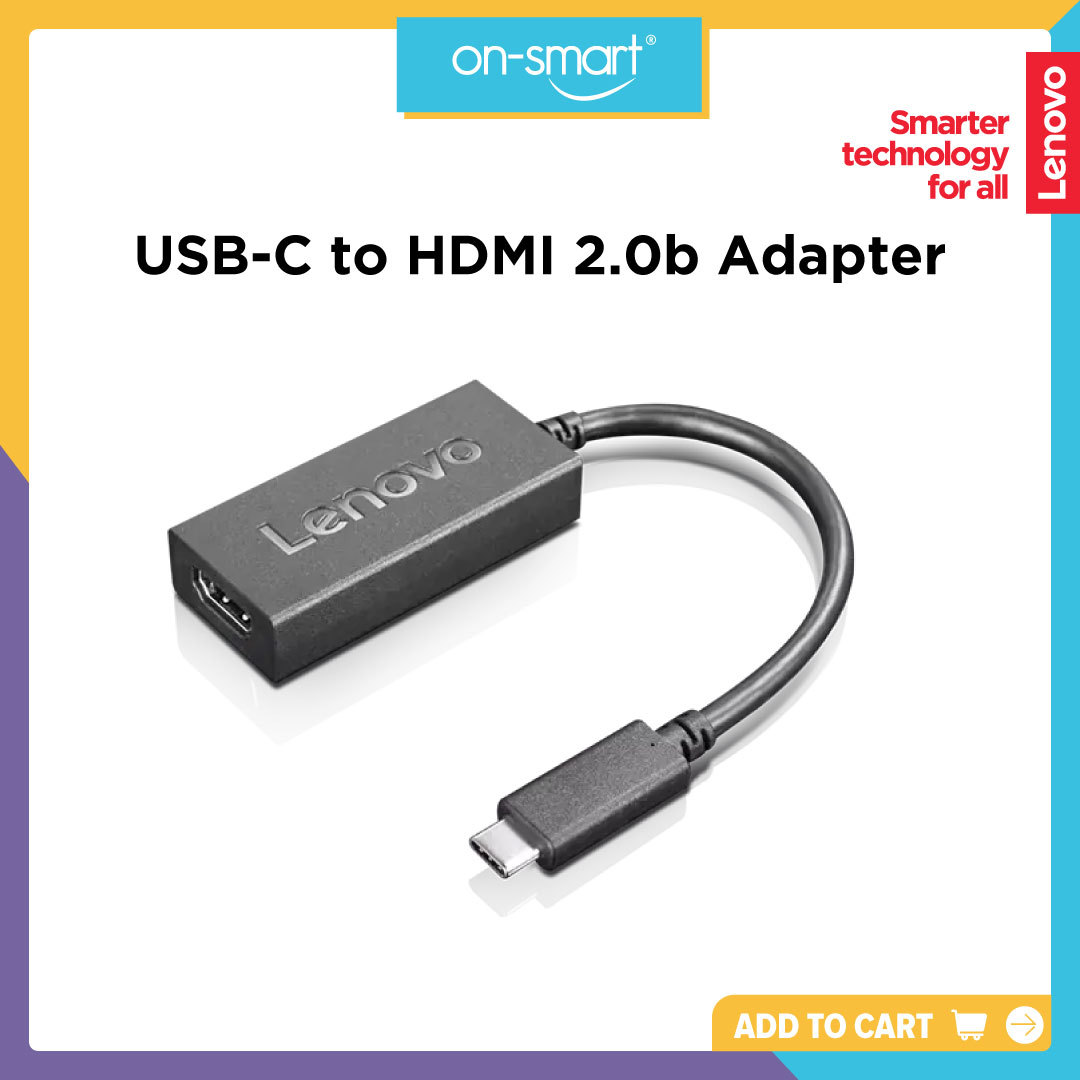 Lenovo USBC to HDMI 2.0b Adapter OnSmart