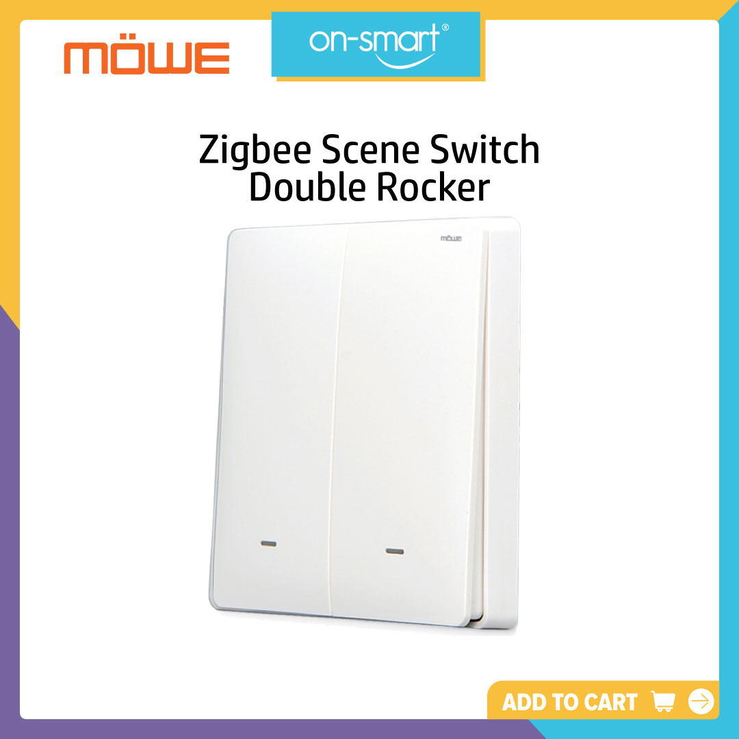 MOWE Zigbee Scene Switch – Double Rocker MW752Z