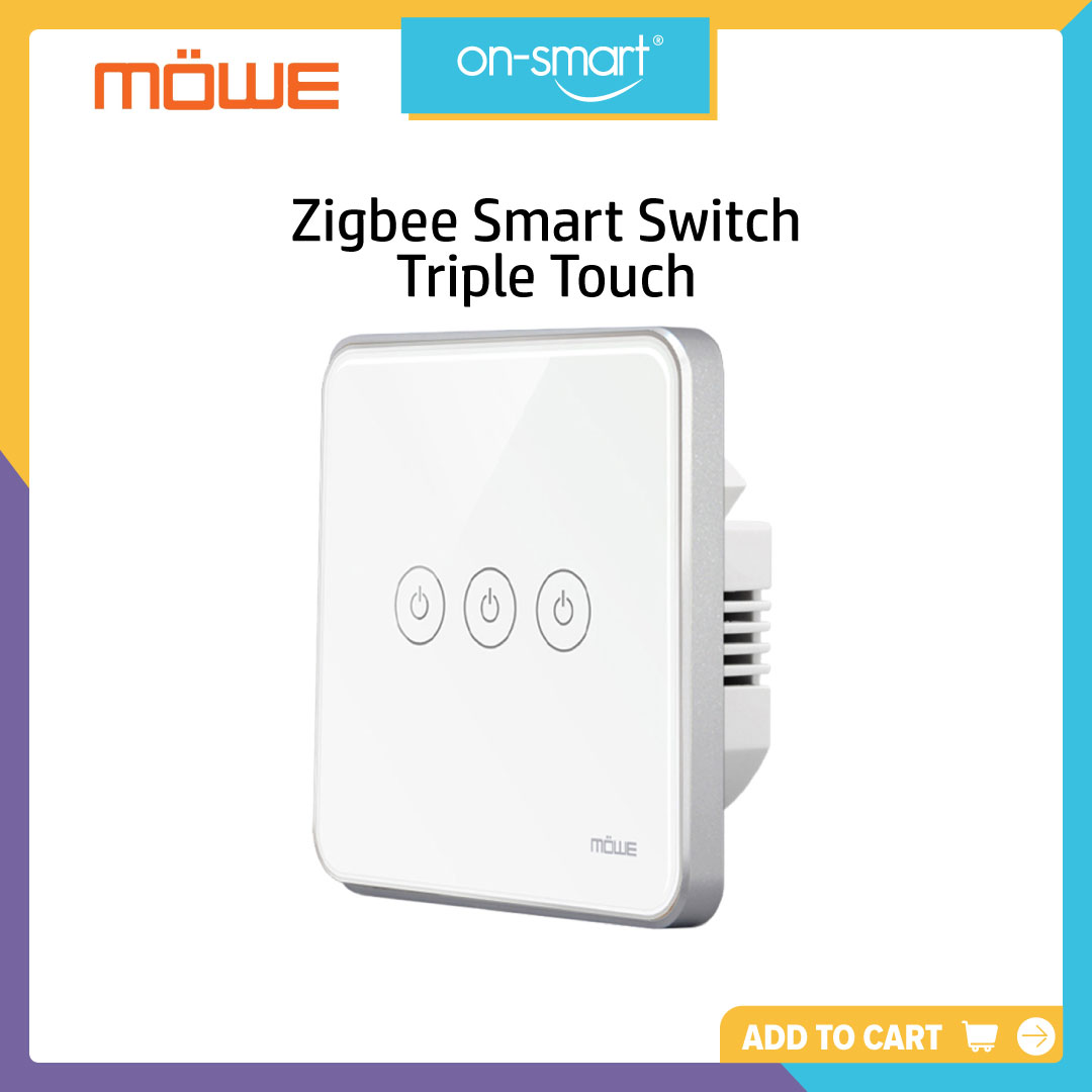 MÖWE Zigbee Smart Switch – Triple Touch MW733Z