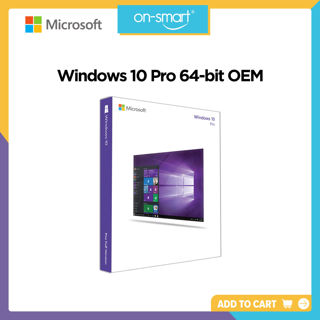Microsoft Windows 10 Pro 64-bit OEM English