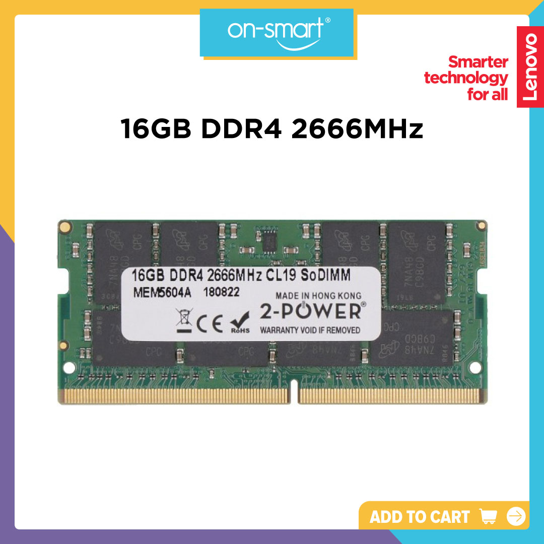 ThinkPad 16GB DDR4 2666MHz SoDIMM Memory
