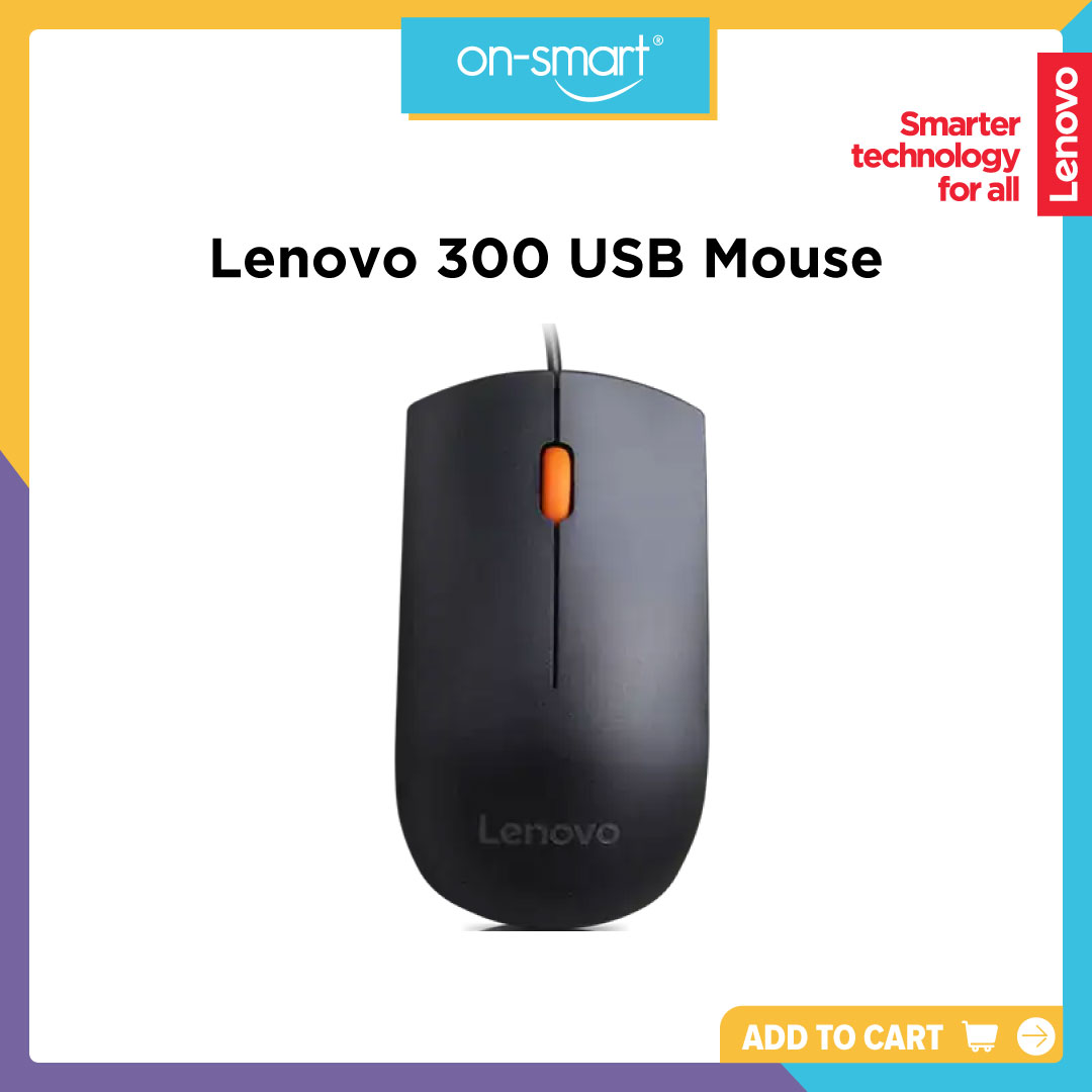 Lenovo 300 USB Mouse - OnSmart