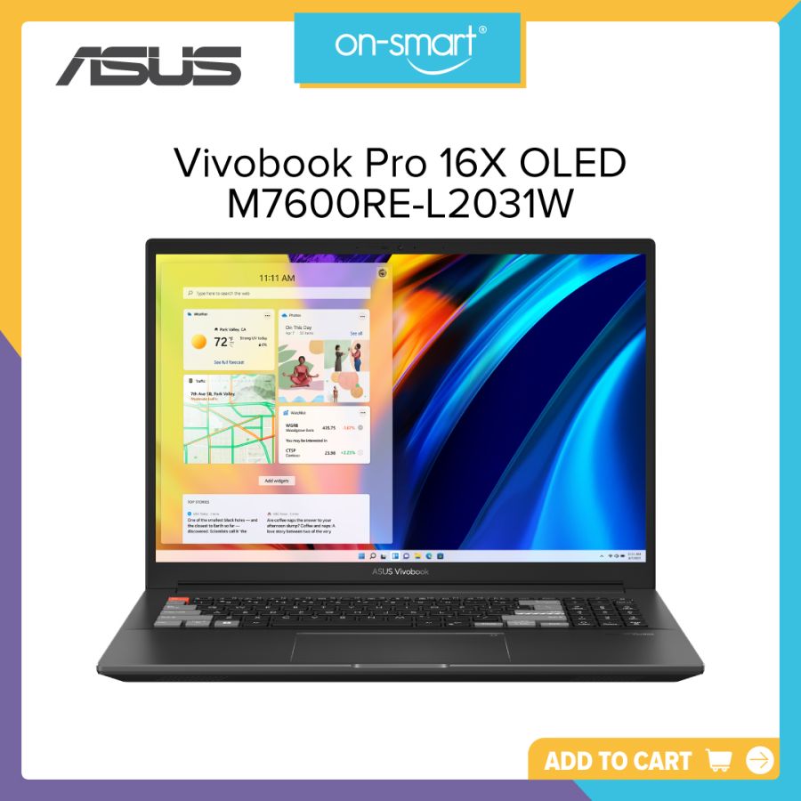 ASUS Vivobook Pro 16X OLED M7600RE-L2031W - OnSmart