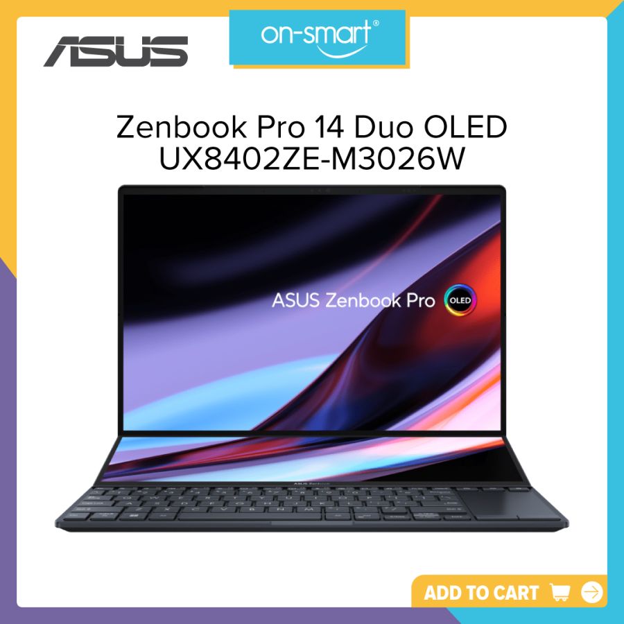 ASUS Zenbook Pro 14 Duo OLED UX8402ZE-M3026W - OnSmart