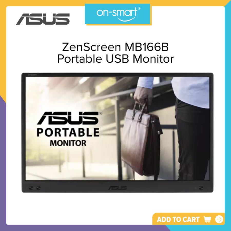 ASUS ZenScreen MB166B Portable USB Monitor - OnSmart
