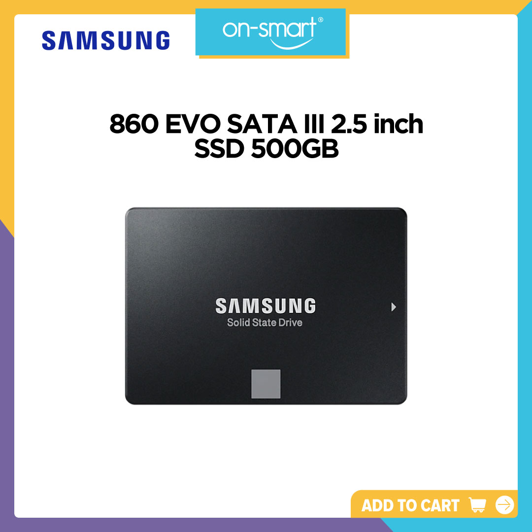 Samsung 860 EVO SATA III 2.5 inch SSD 500GB