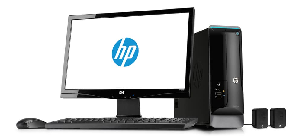 hp desktop list