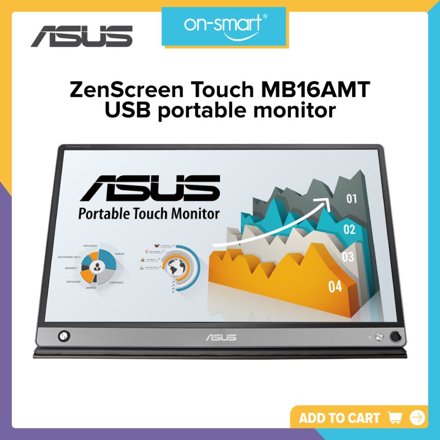 ASUS ZenScreen Touch MB16AMT USB portable monitor - OnSmart