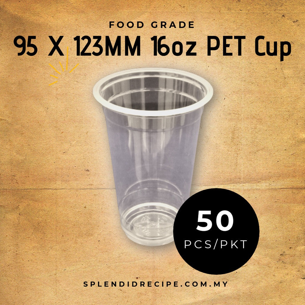 95mm 12oz/16oz/22oz PET Cup (50 pcs)