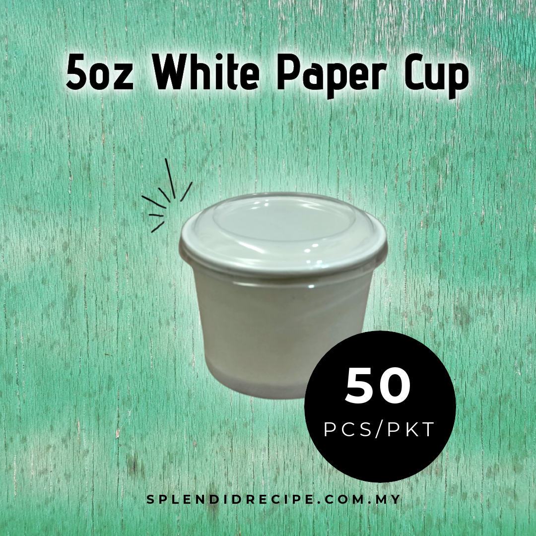 5oz Paper Cup with Lid (50 pcs)