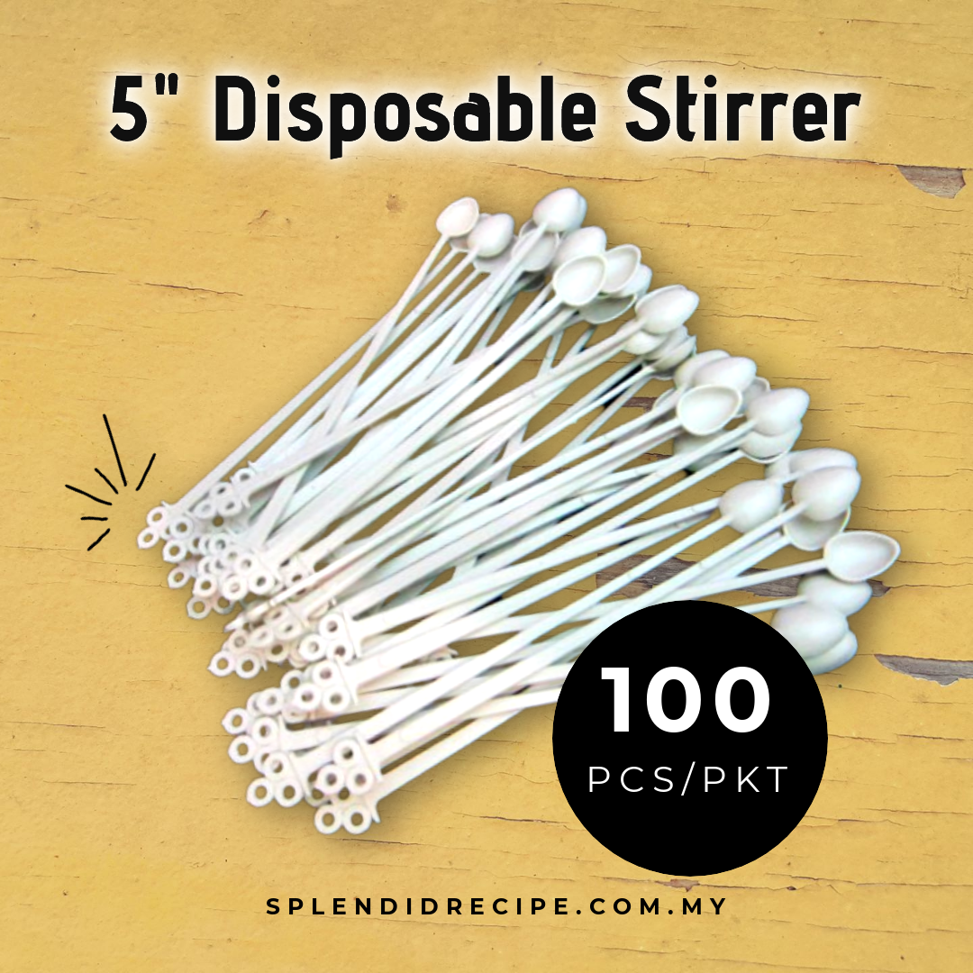 5" Disposable Stirrer | White (100 + - pcs)
