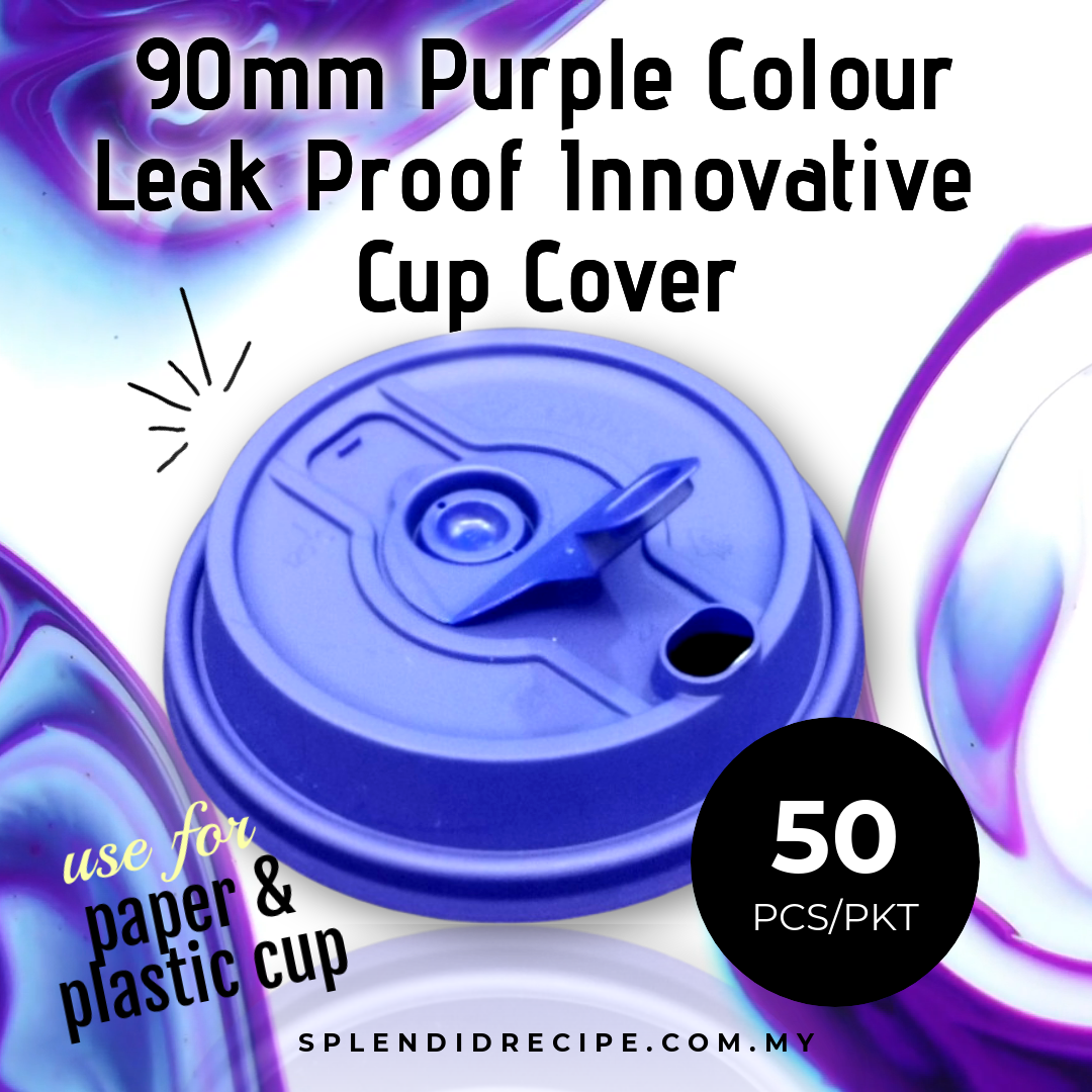 90mm Leak Proof Innovative Cup Cover for Paper & PP Injection Cup (50 pcs)
