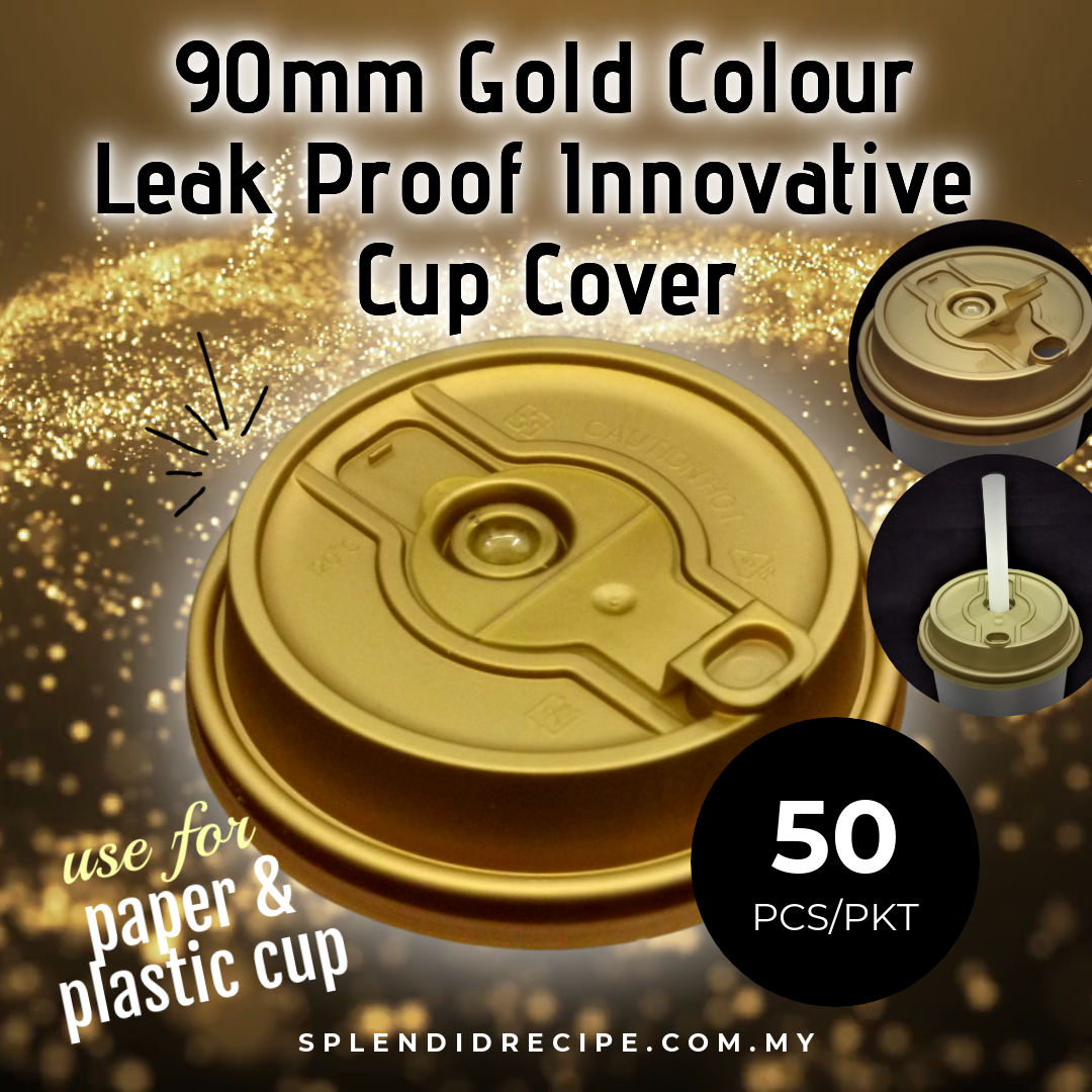 90mm Leak Proof Innovative Cup Cover for Paper & PP Injection Cup (50 pcs)