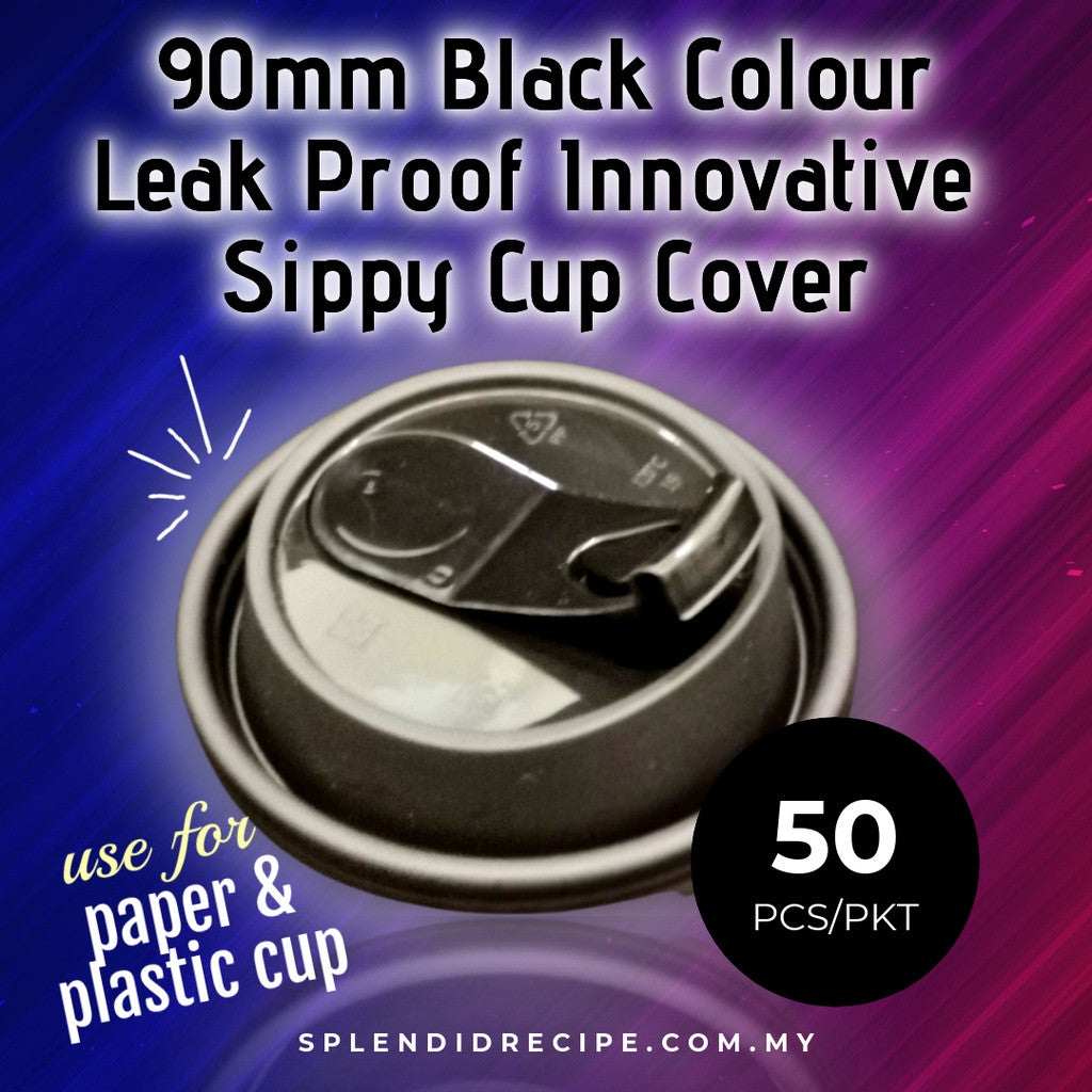 90mm Leak Proof Innovative Sippy Cup Cover for Paper & PP Injection Cup (50 pcs)