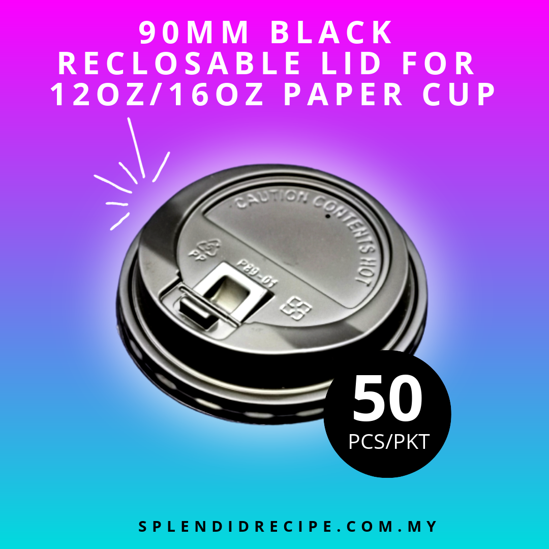 90mm Reclosable Lid for 12oz/16oz Paper Cup