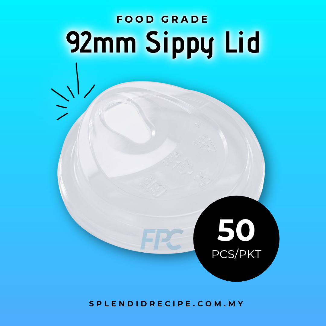 92mm PET Lid (50 pcs)
