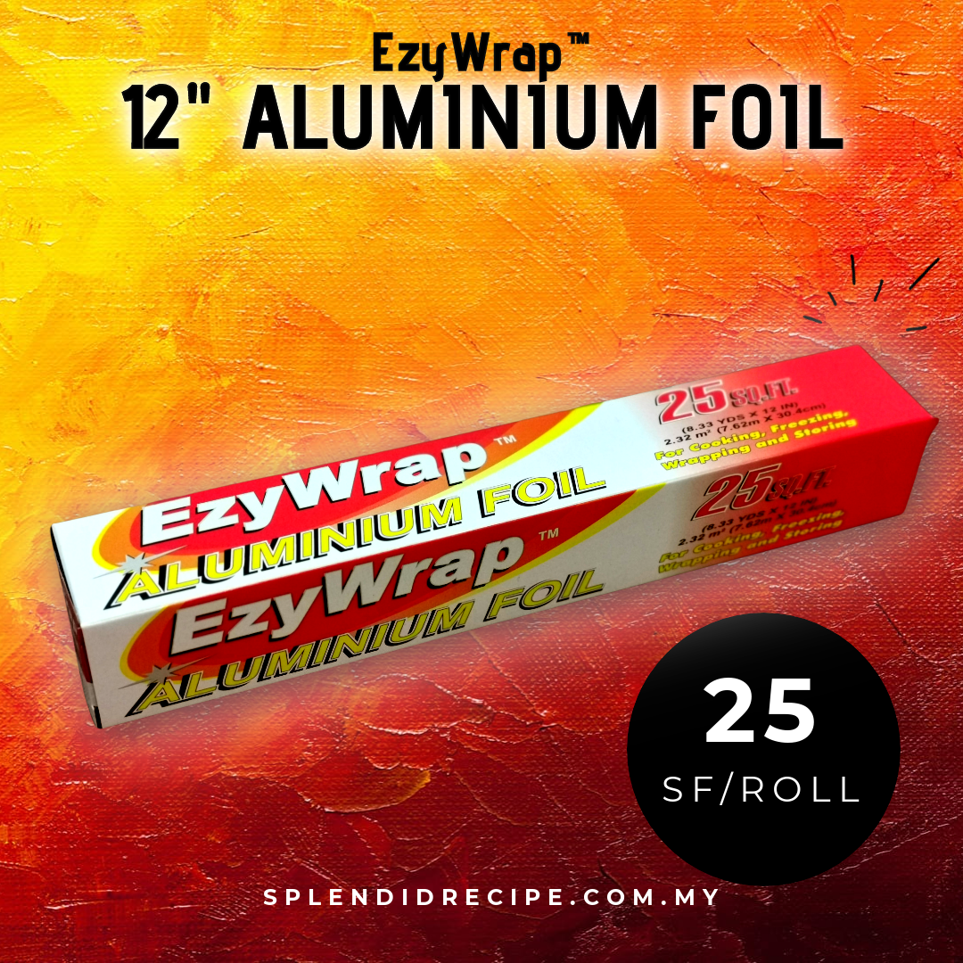 25 sq.ft. EzyWrap™️ Aluminium Foil (1 roll)