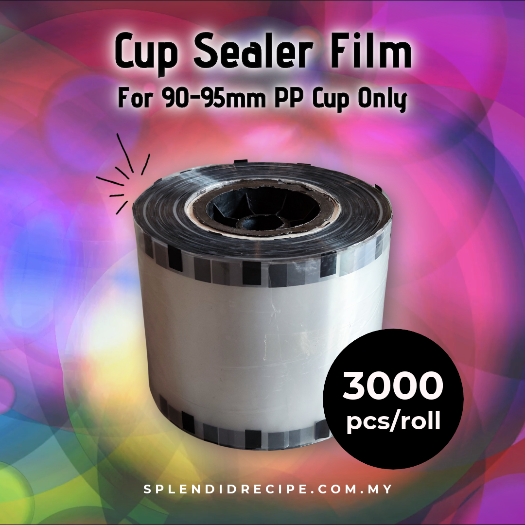 Cup Sealer Film for PP Cup Only (3000 pcs/roll)