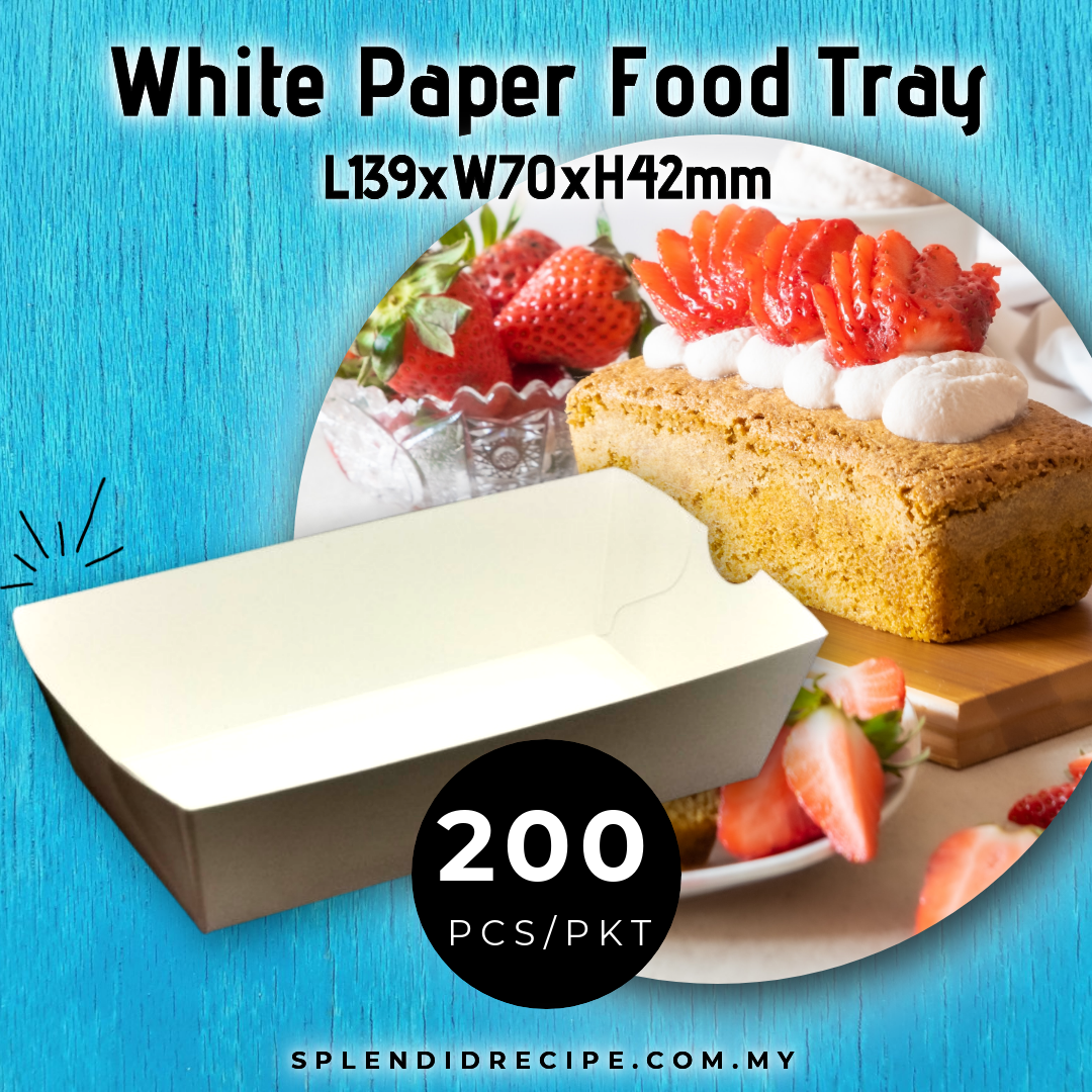 DG White Paper Boat Tray (200 pcs)