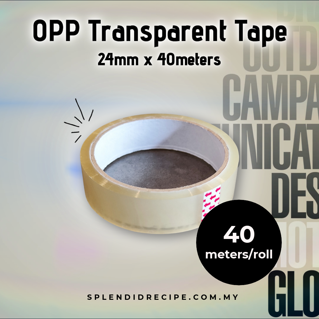 OPP Transparent Tape 24mm x 40m