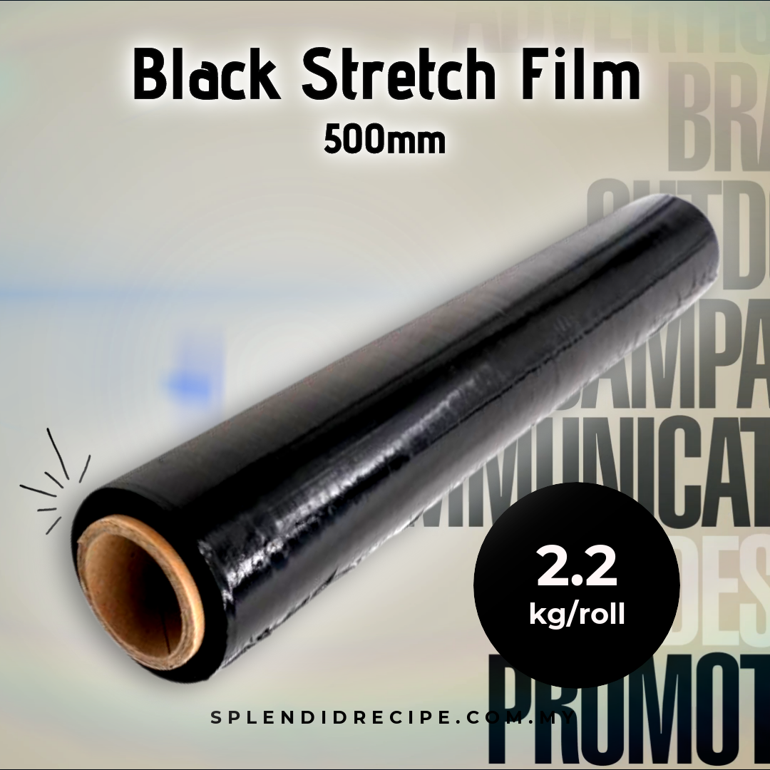 Black Stretch Film (1 Roll)