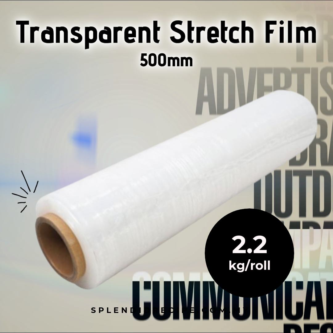 Transparent Stretch Film (1 Roll)