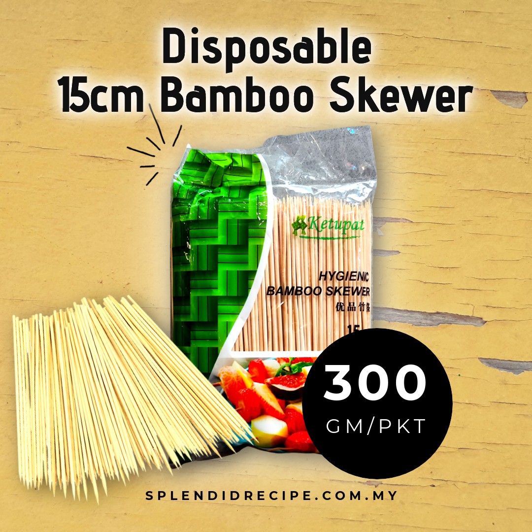 6" Disposable Bamboo Skewer (300gm)