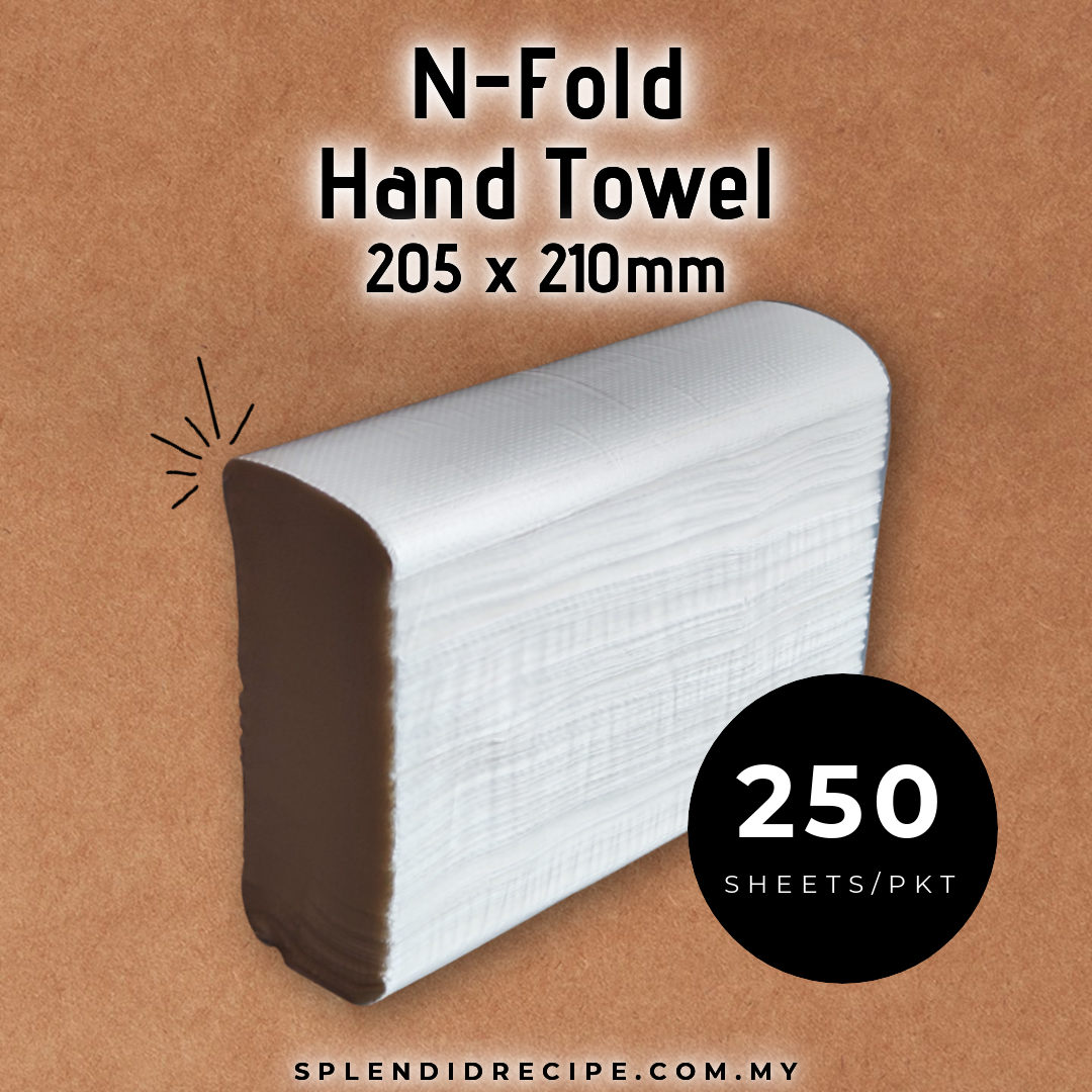 N-Fold Hand Towel White (250 sheets)