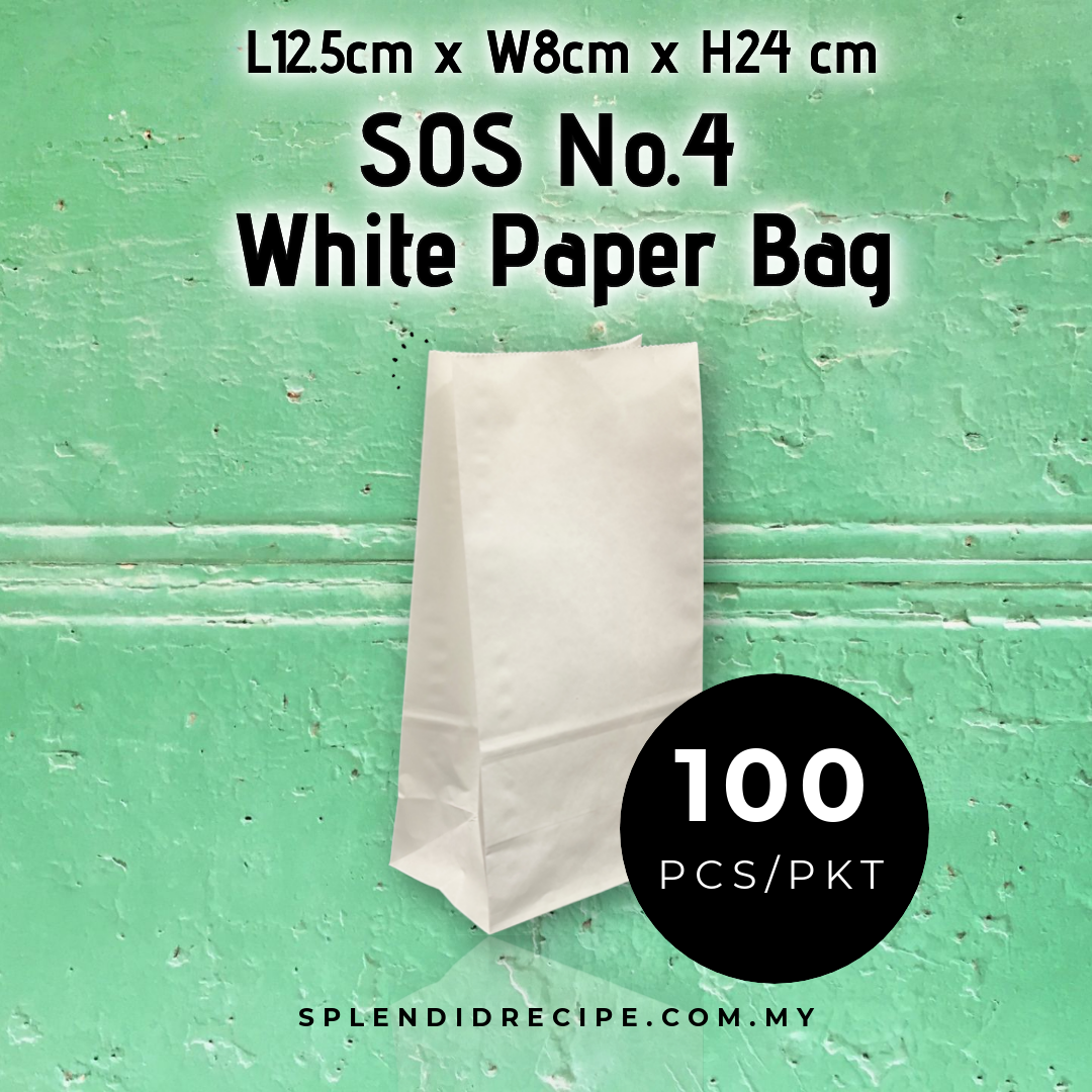 SOS No.4 Kraft Paper Bag (100 pcs)