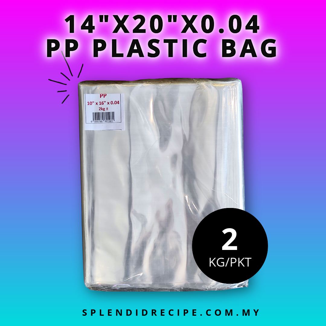 14" x 20" PP Plastic Bag (2 kg/pkt)