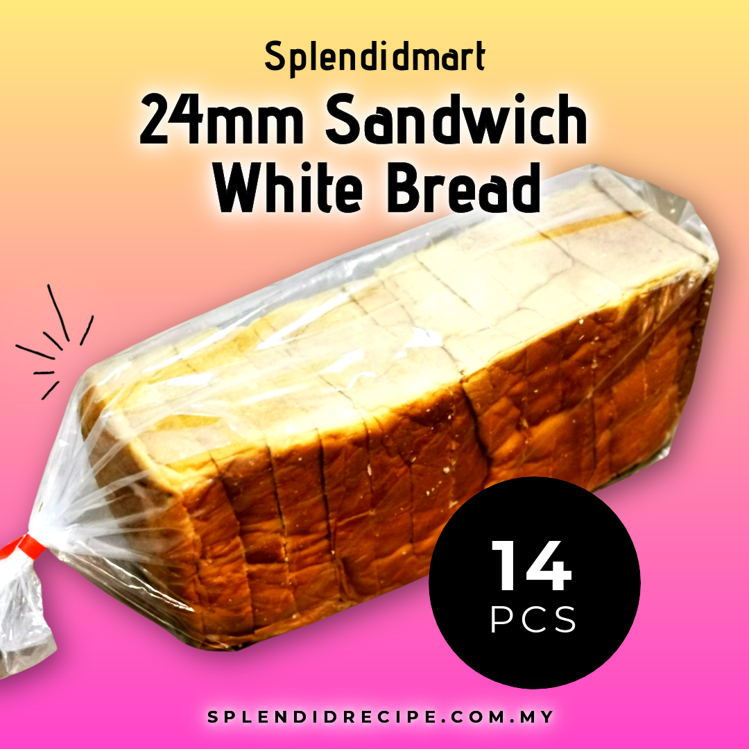 Pre-Order: 24mm Sandwich White Bread (1 loaf)
