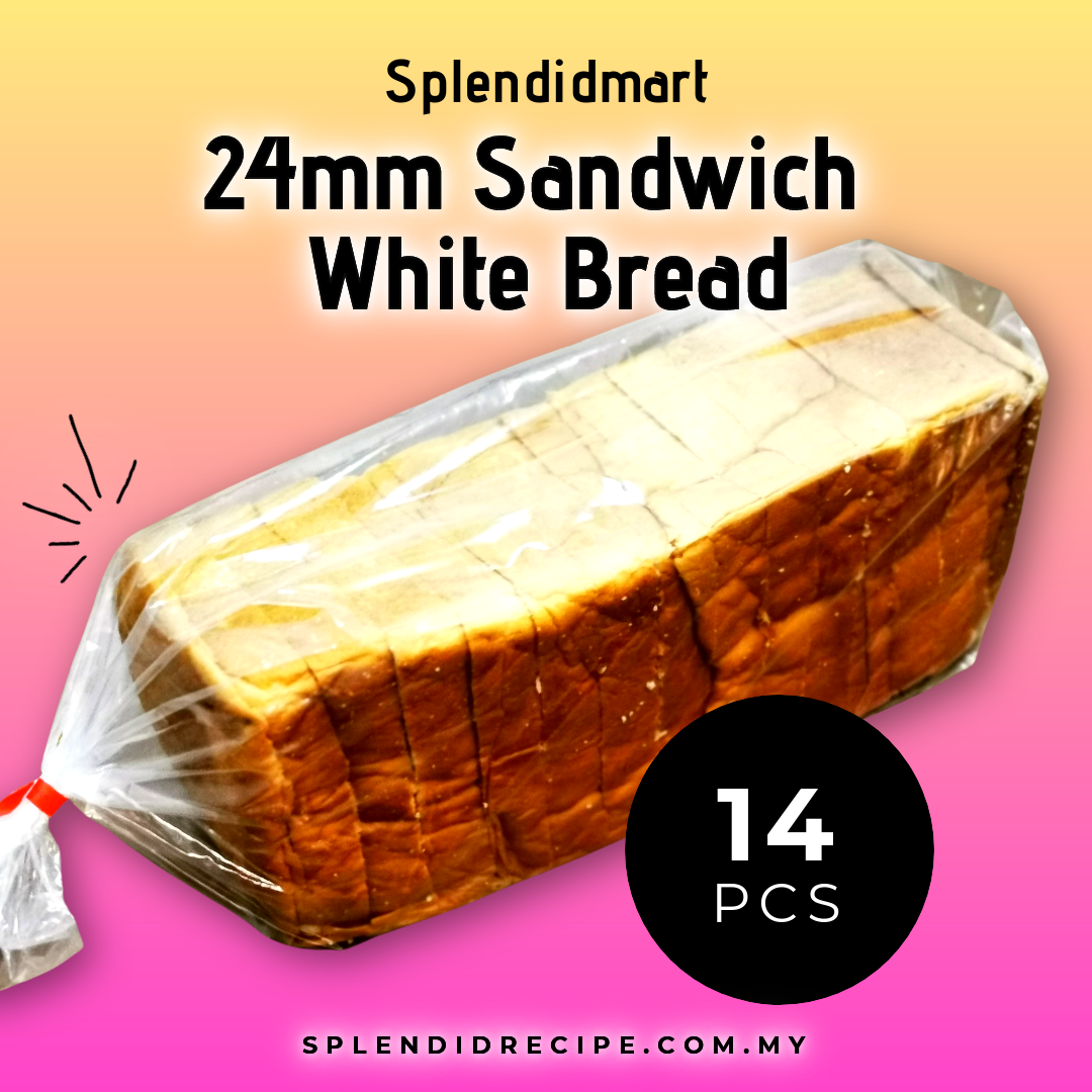 PreOrder 24mm Sandwich White Bread (1 loaf)