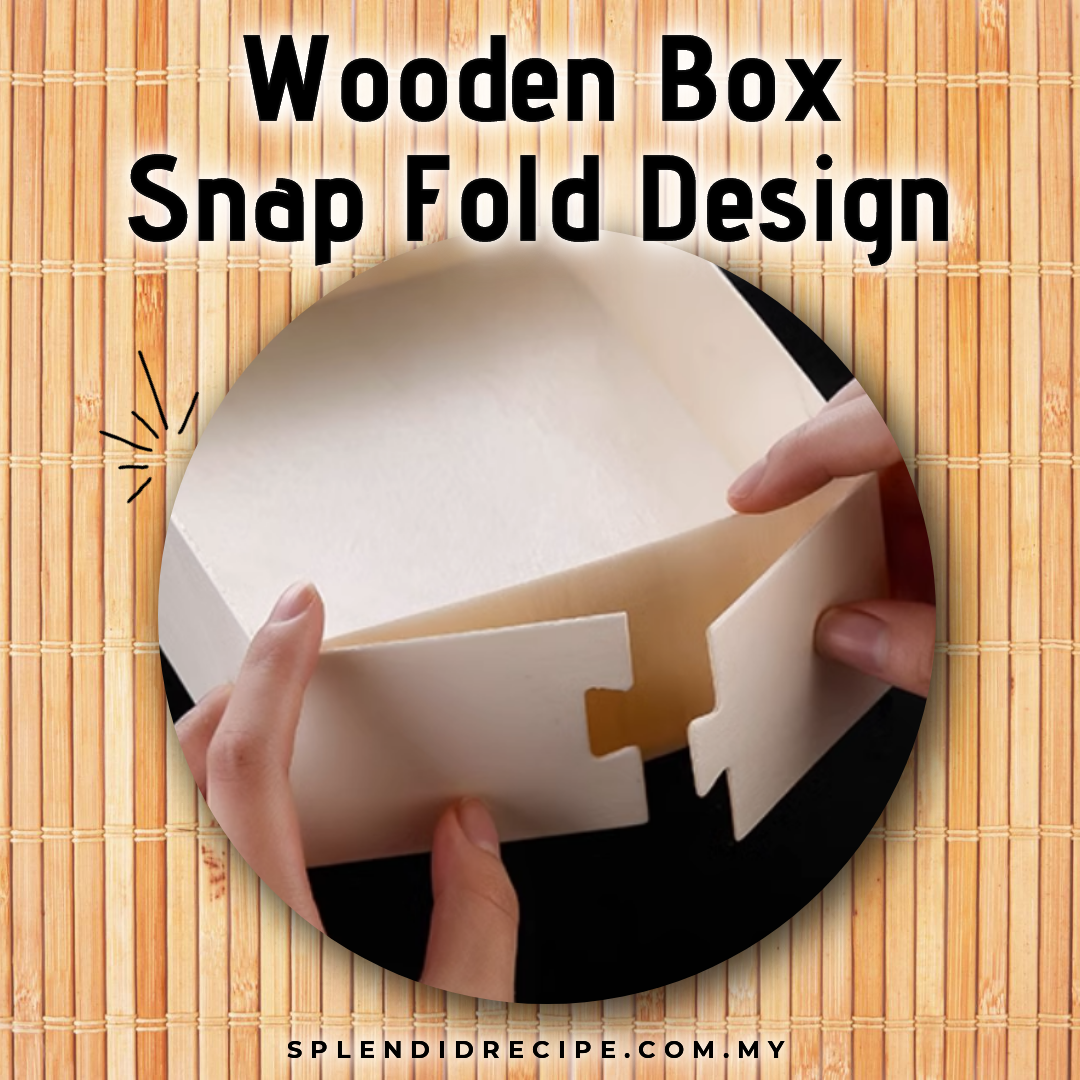 400ml Wooden Box with Inner & Lid | F230A (1 pc)