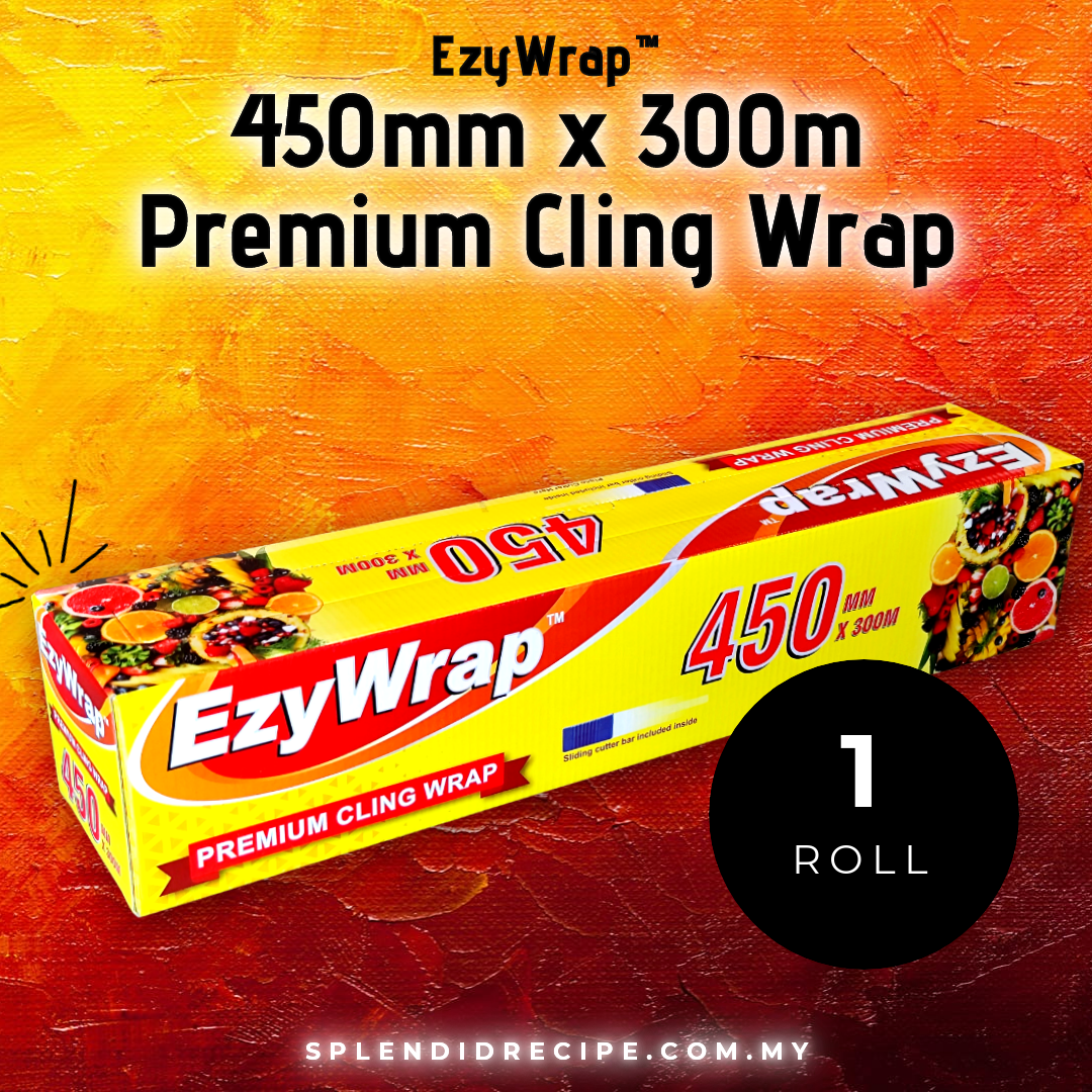 18"(450mm) x 300m EzyWrap™️ Premium Cling Wrap (1 roll)