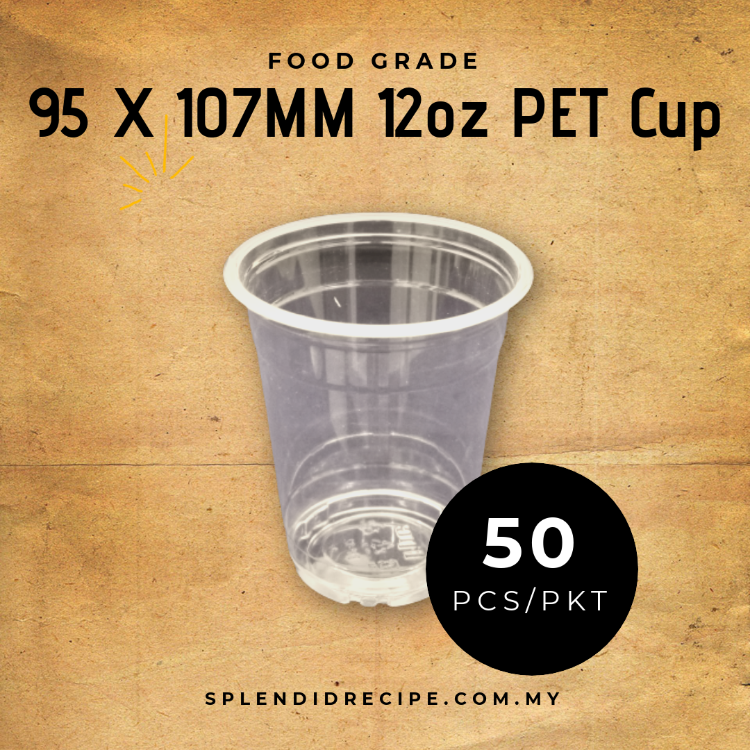 12oz PET Cup  (1000 pcs/carton) 