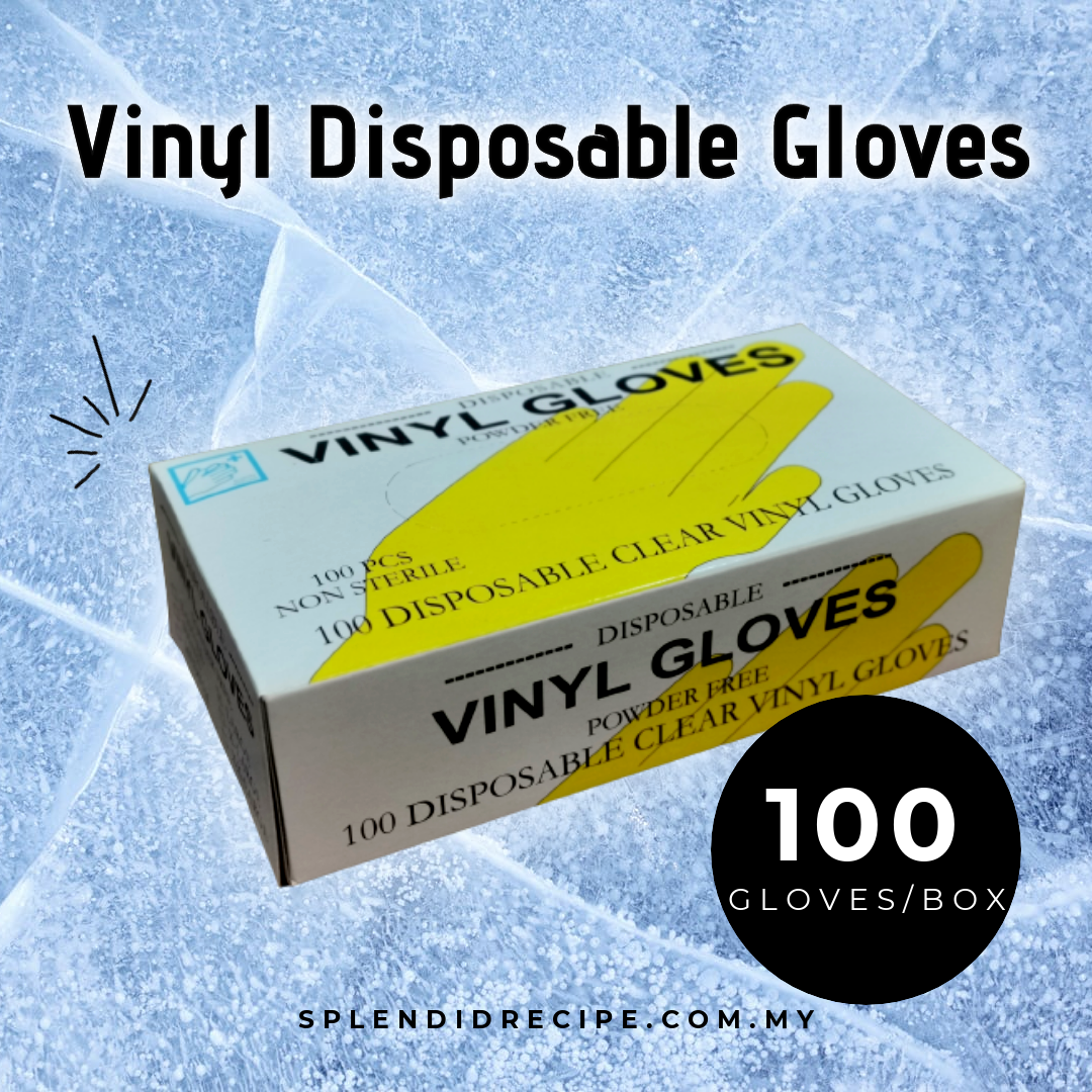 Vinyl Disposable Gloves L Size (100 Gloves By Weight)