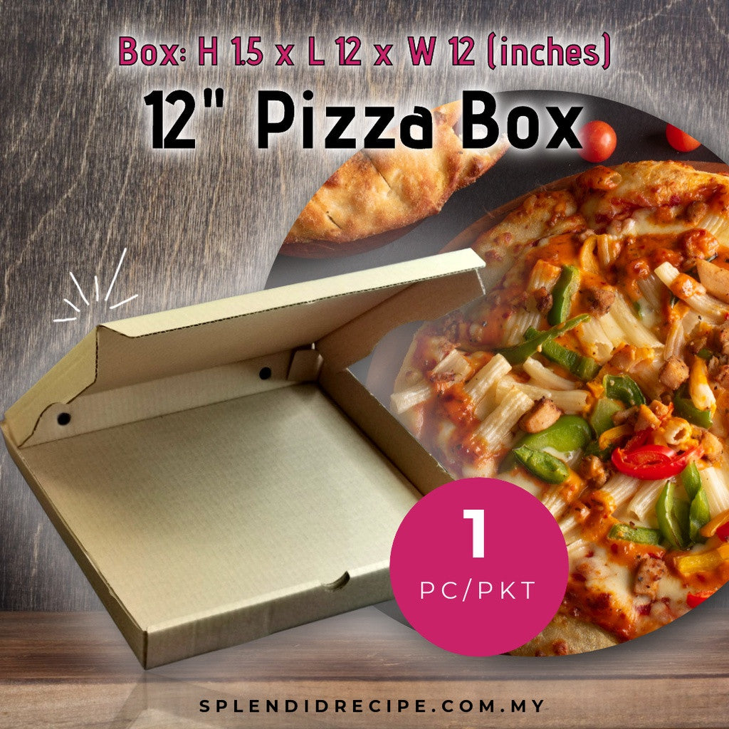 12" Pizza Box (1pc/pkt)