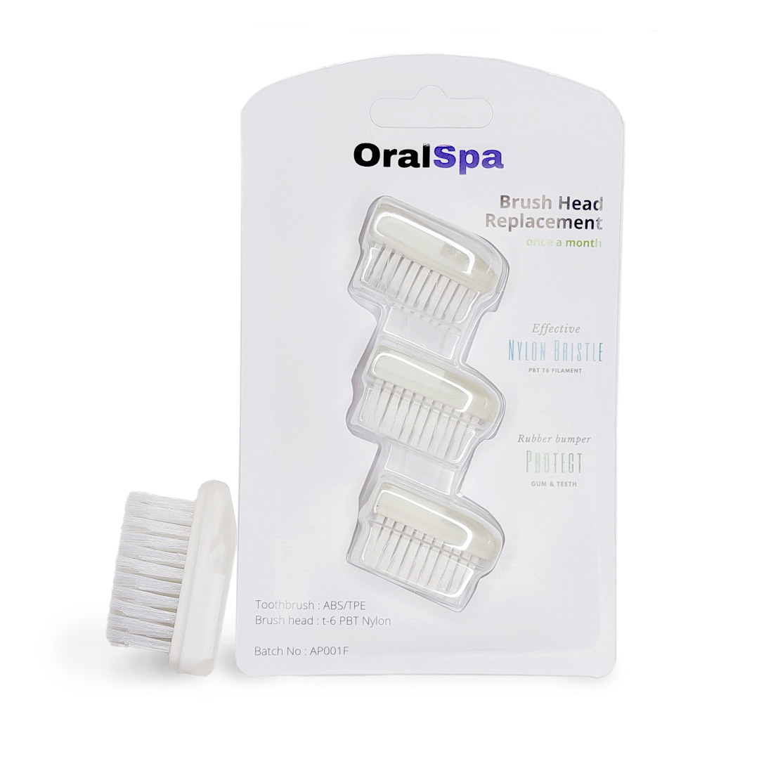 Oral Spa® Head (3pcs/set) x 3 sets -  Sonic Toothbrush (Replacement) Head