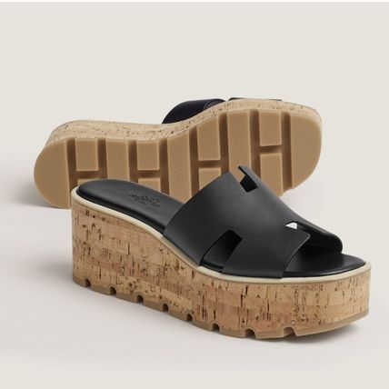 HERMES サンダル・ミュール HERMES Eze 30 エズ 厚底サンダル(5)