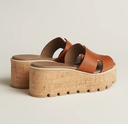 HERMES サンダル・ミュール HERMES Eze 30 エズ 厚底サンダル(10)