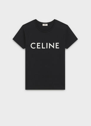 CELINE Tシャツ?カットソー 送料込【CELINE】 セレブも愛用? クルーネック ロゴTシャツ(6)